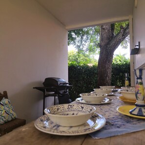 Opções para refeição ao ar livre