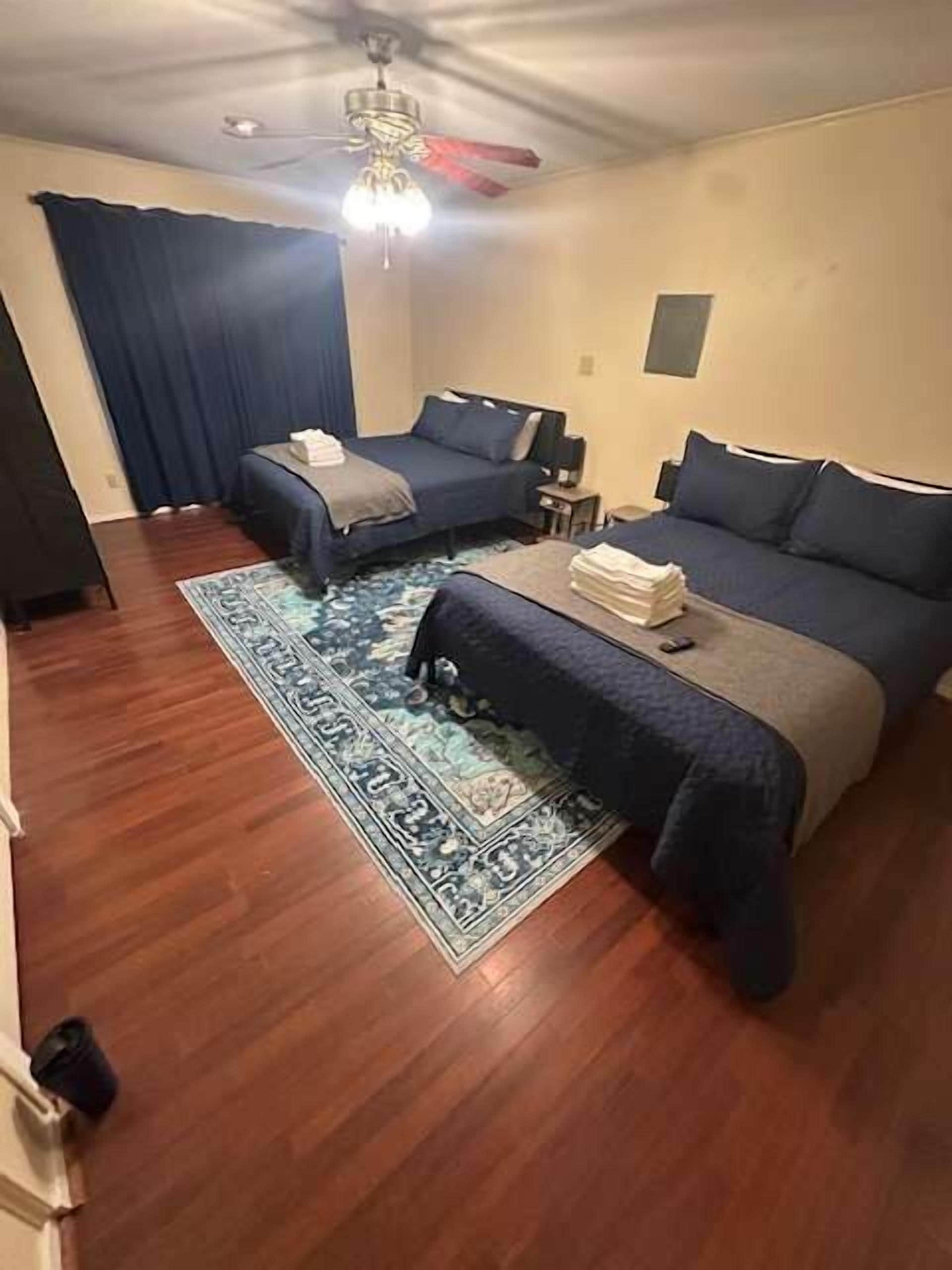4 bedrooms, iron/ironing board, travel crib, WiFi