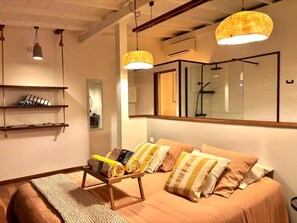 Bungalow - privat pool - udsigt til pool | Badeværelse