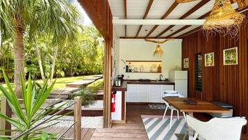 Bungalow, Private Pool, Pool View | Outdoor dining