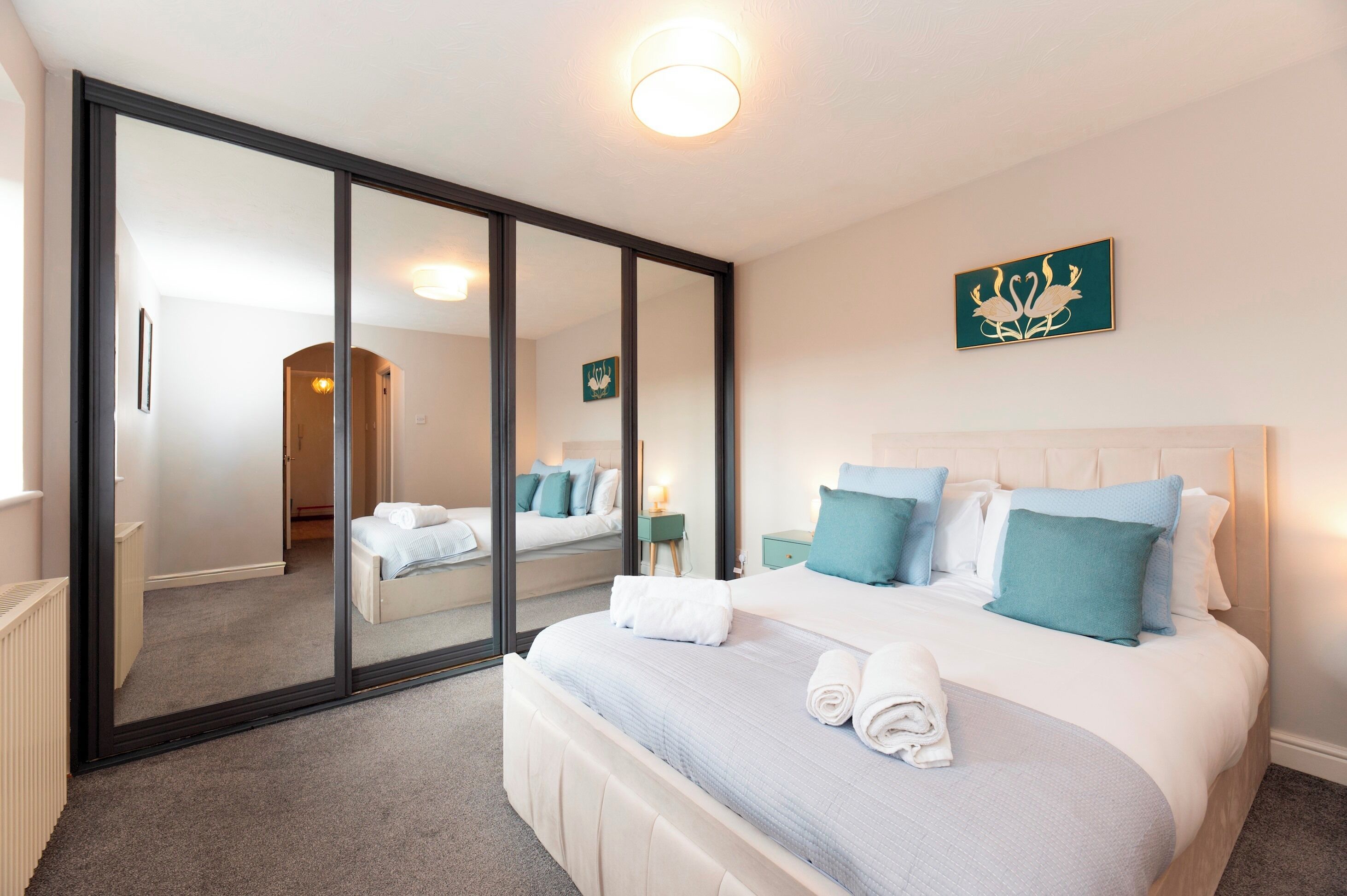 2 Schlafzimmer, Bügeleisen/Bügelbrett, kostenloses WLAN, Bettwäsche