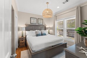 6 bedrooms, iron/ironing board, WiFi, bed sheets - 🌞Sun & Moon at 30A – Two Homes | Walk to Beach | Sleeps 14🌙 (Santa Rosa Beach)