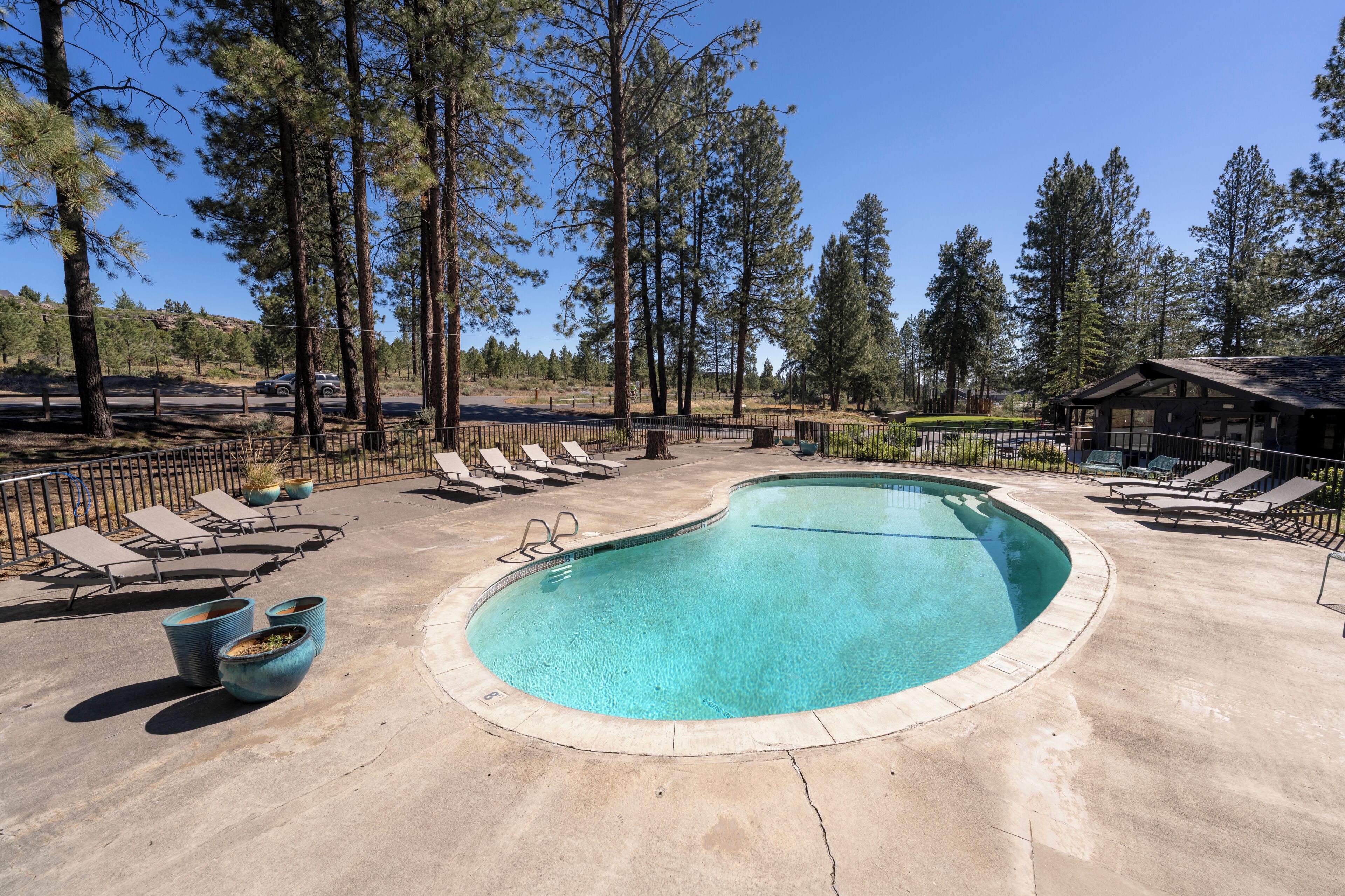 Seasonal outdoor pool