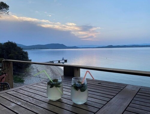 Beachfront Private house in Vourvourou, Chalkidiki with amazing view
