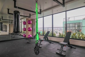 Fitness facility - w* | Cityview 2BR w/ Balcony in Miraflores (Miraflores)