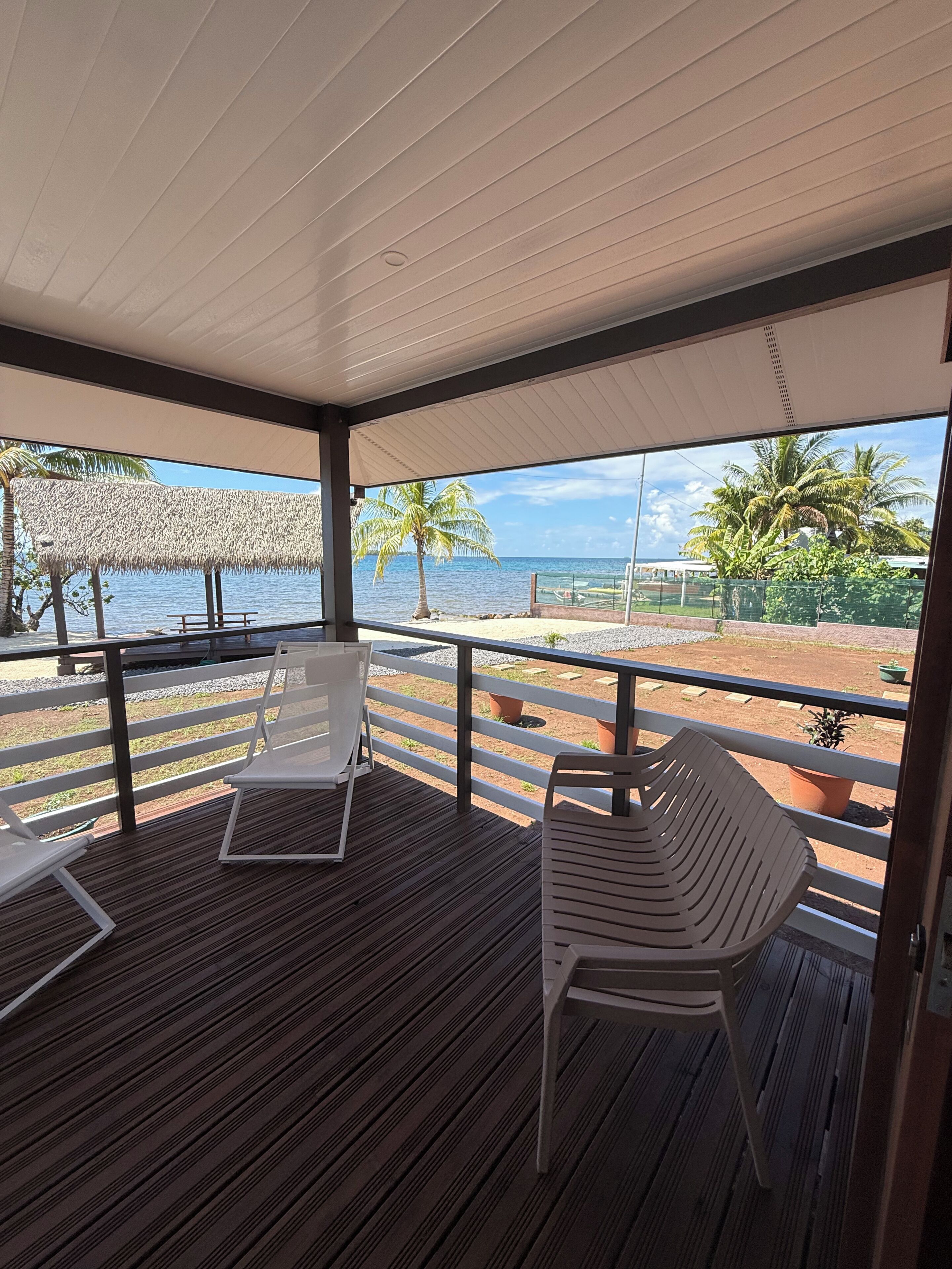 Superior Bungalow, Beach View | Terrace/patio