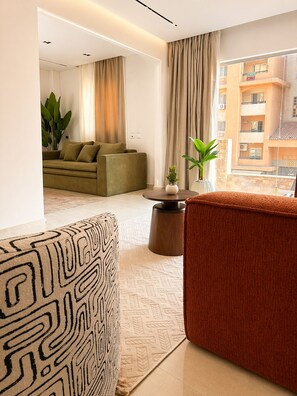 Living area - 10-Mins from Cairo Airport, Garden Oasis (Cairo Governorate)