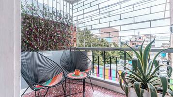 Apartment, 2 Bedrooms, Balcony, City View | Balcony