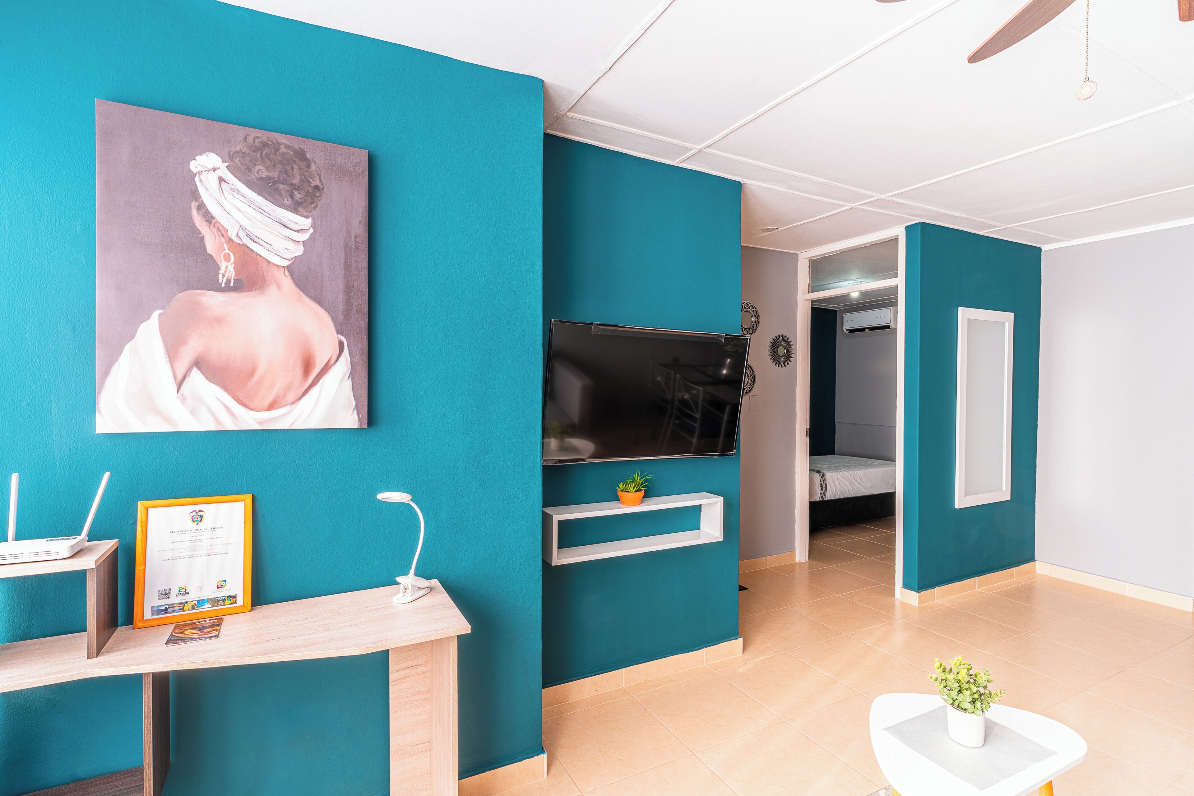 Apartment, 2 Bedrooms, City View | Individually decorated, individually furnished, desk, laptop workspace