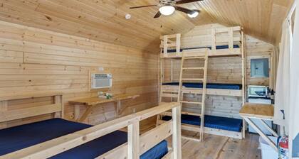 2 Units | Outdoor Adventure Cabin | Lake Swimming, Fishing & Obstacle Course