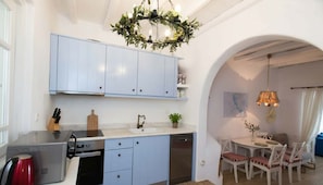 Apartment | Private kitchen - Kanalia Home With Panoramic Views (Mykonos)