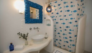 Apartment | Bathroom - Kanalia Home With Panoramic Views (Mykonos)