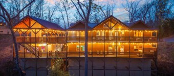 2 Bowling Lanes | 8BR Smoky Mtn Lodge | Hot Tub + 85° Pool + Arcade | Sleeps 22