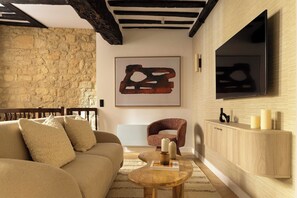 Apartment | Living area - Premium Souplex a/c 1br/4p - Saint-germain (Paris)
