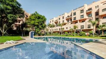 Family Apartment, Balcony, Garden View | Pool