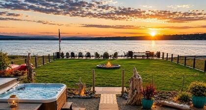 Beachfront I Hot Tub | EV Charger | Fire Pit