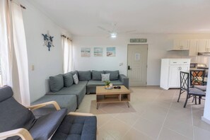 Living room - Garden Condos APT 3 Affordable 1BR APT in Sosua (Sosúa)