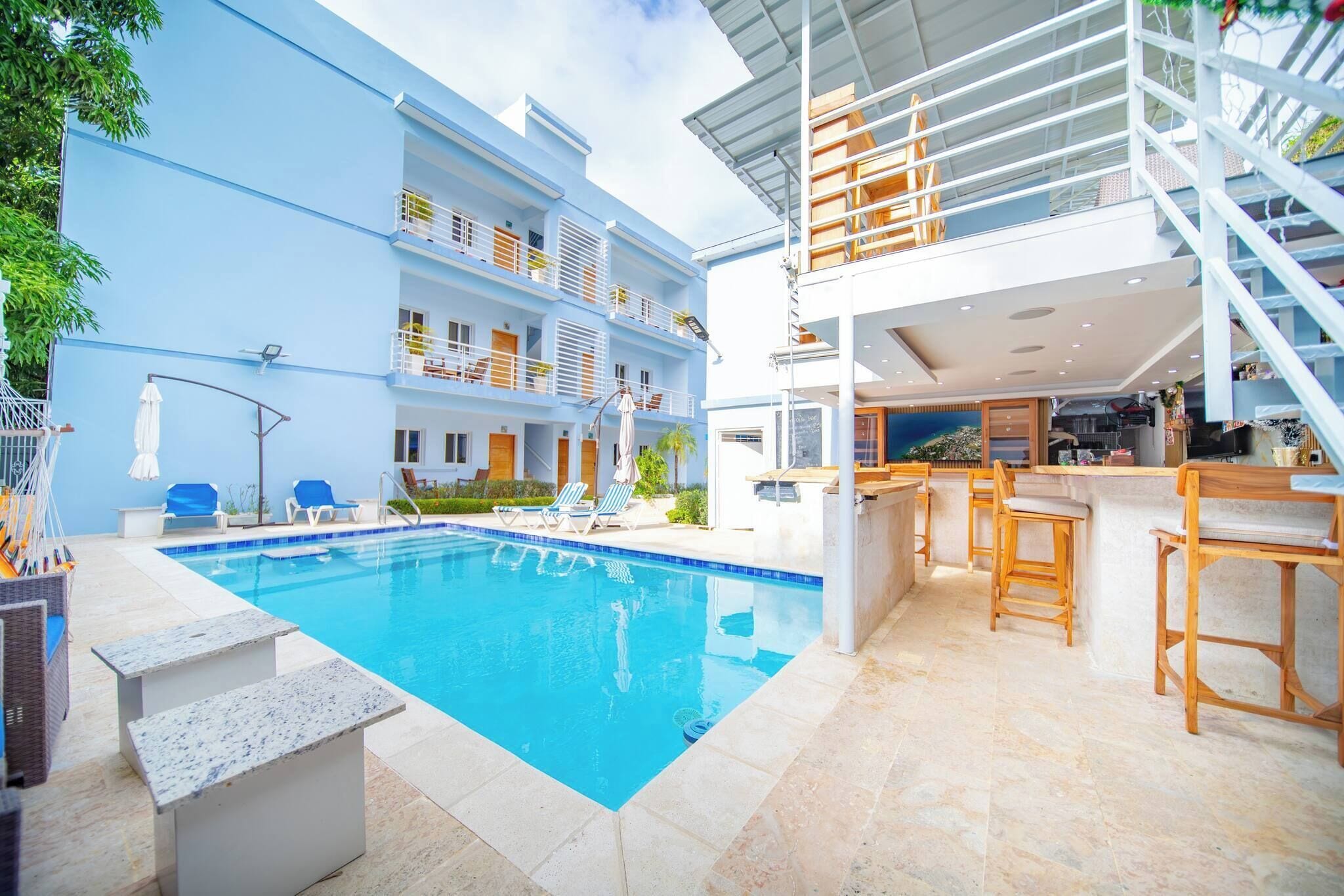 Apartment, 1 Schlafzimmer, barrierefrei, Terrasse | Pool | Außenpool