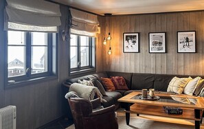 TV, fireplace - Nice apartment in Hemsedal with sauna (Hemsedal)
