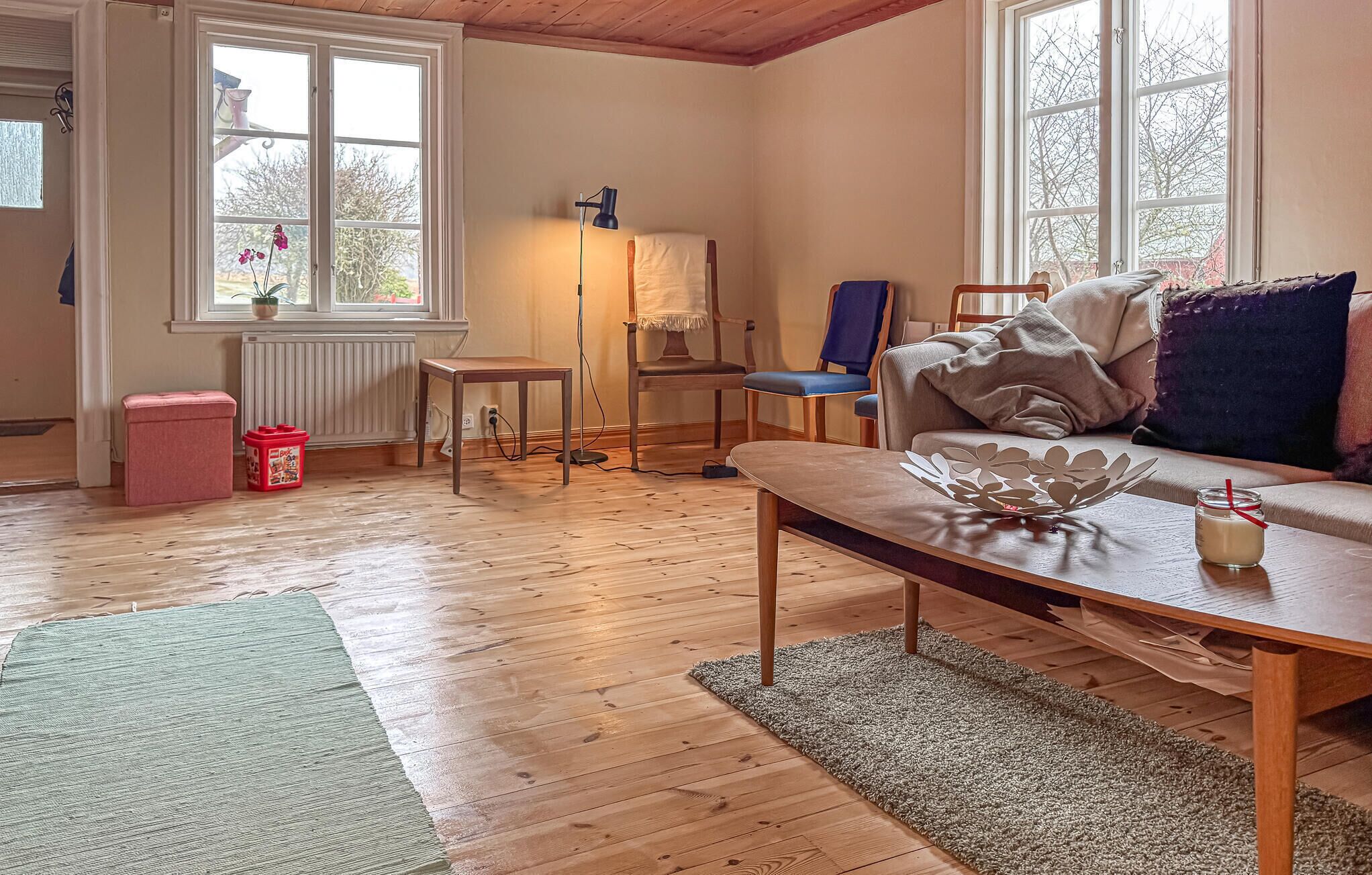 Fernseher, Kamin