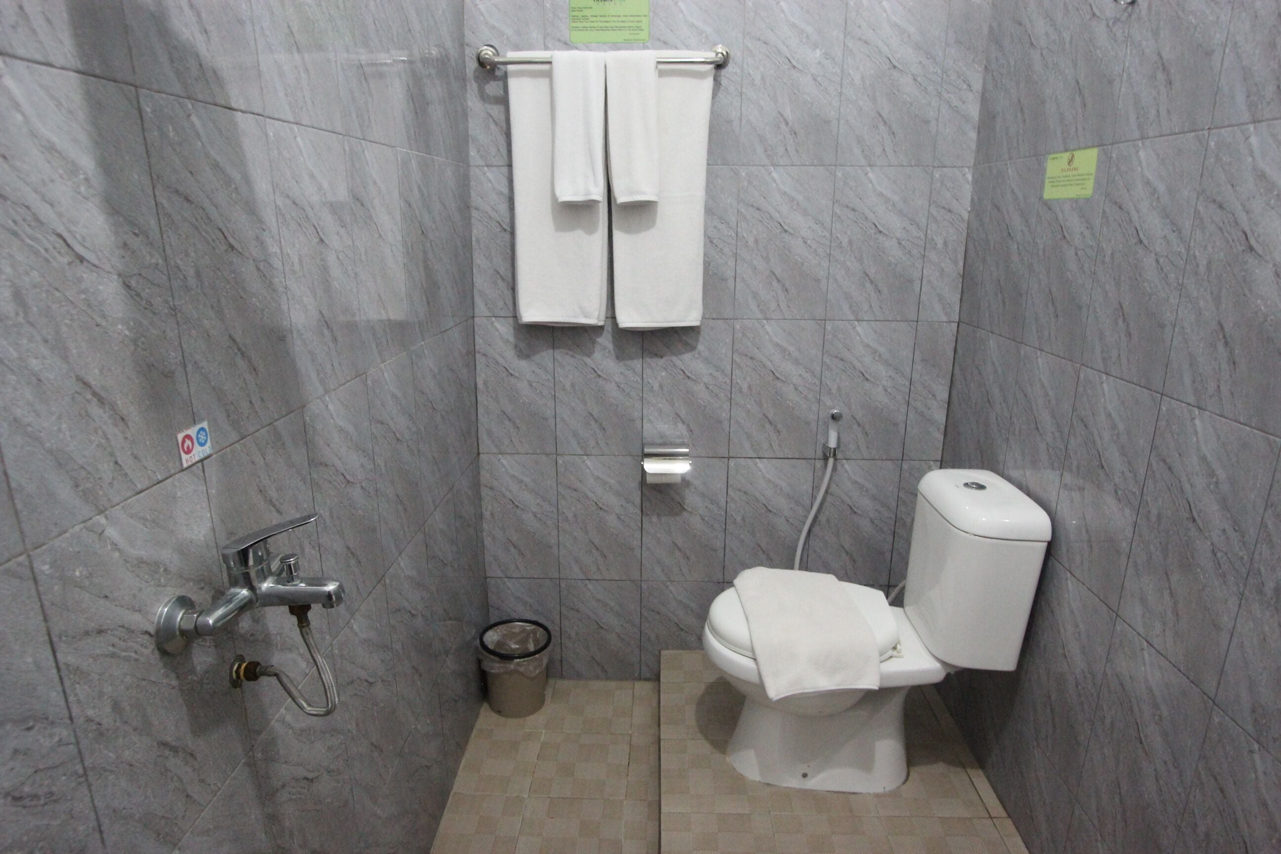 Kamar Double Eksekutif | Kamar mandi | Shower, handuk, sabun, dan sampo