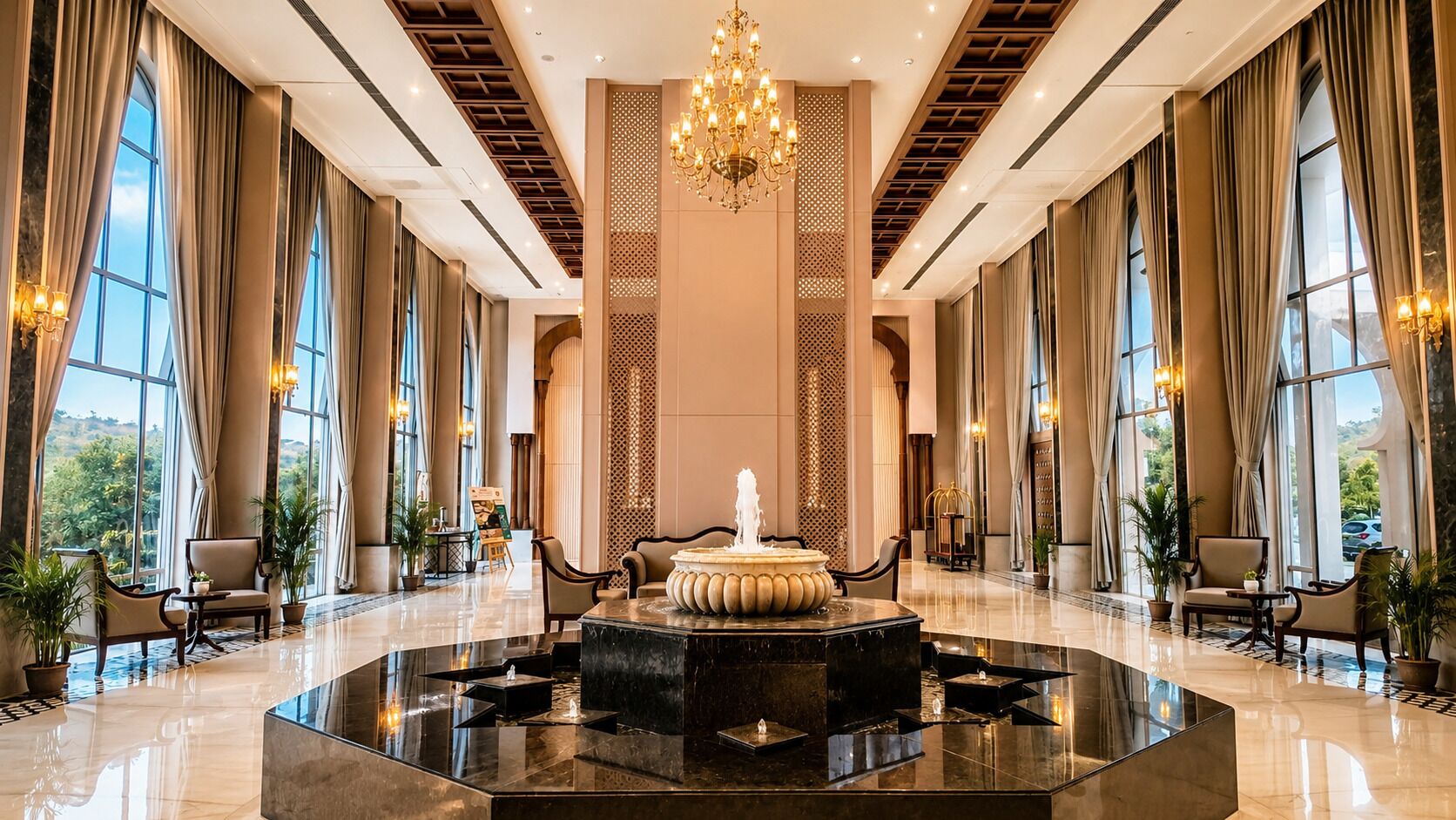 Lobby sitting area