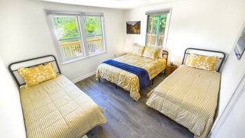 3 habitaciones, cuna de viaje, wifi y ropa de cama
