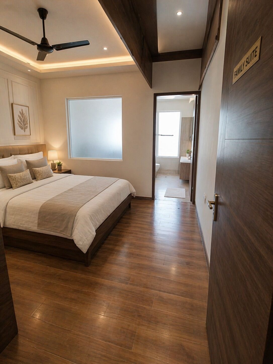 Familjesvit - utsikt mot staden