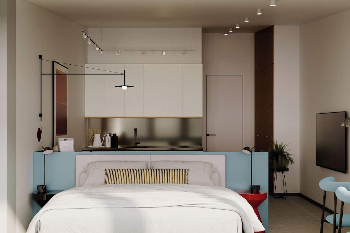 時尚開放式客房, 城市景