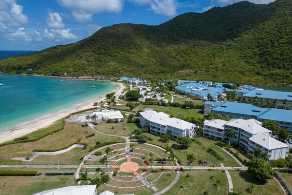 Picture your stay from above, steps from the sea.