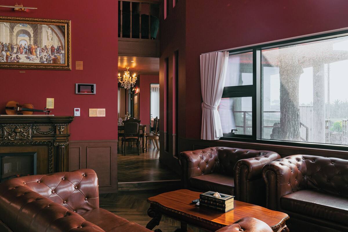 Hus – premium, privat basseng, delvis havutsikt | Lobby