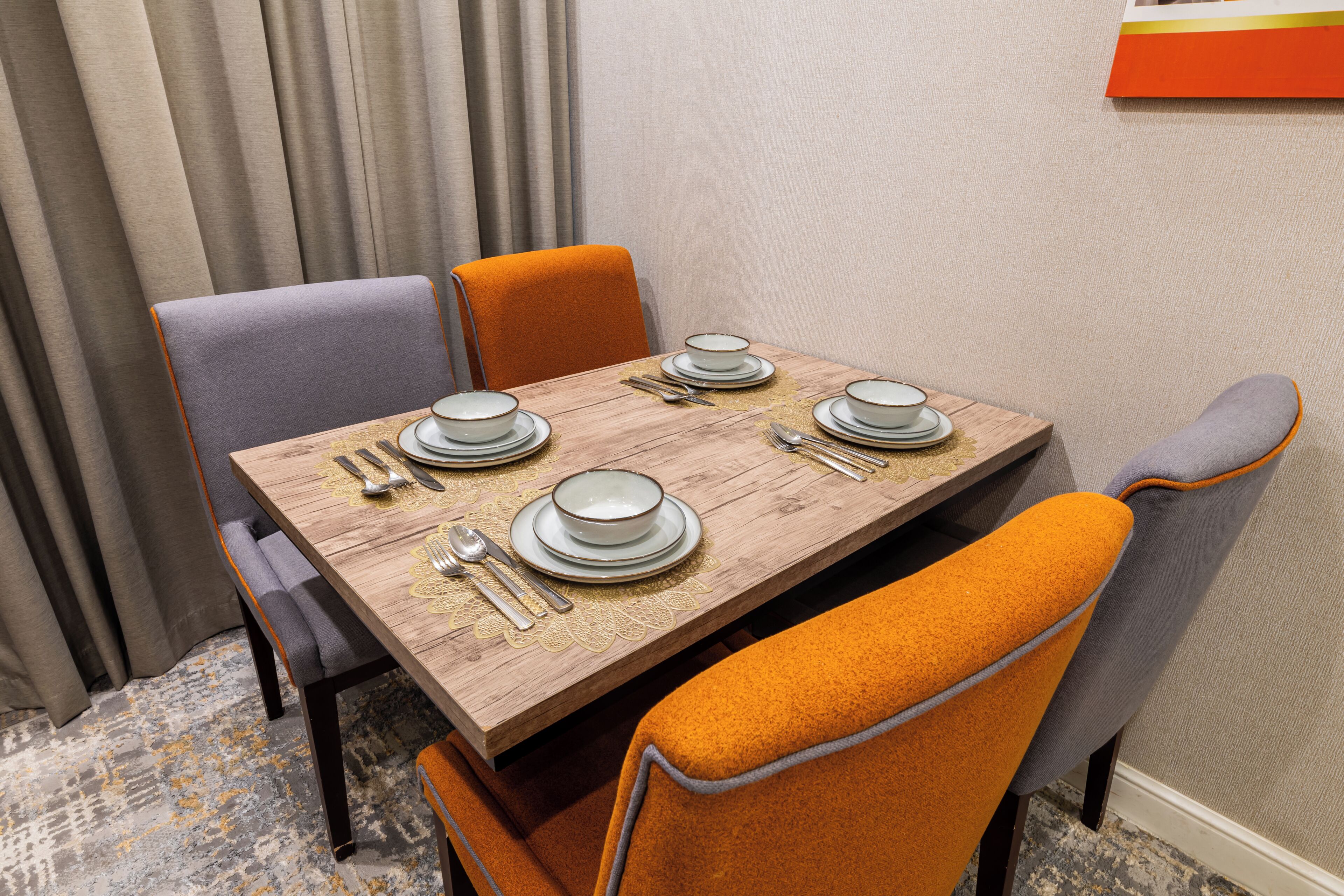 Appartement, 2 slaapkamers | Dineren in de kamer