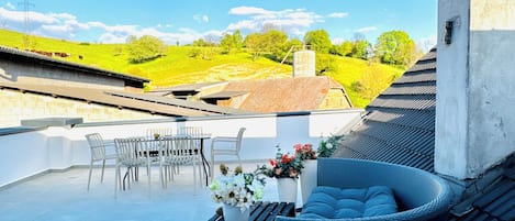 Terrasse sur le toit