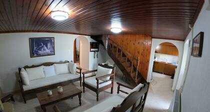 Authentic Mountain Village Home near Meteora- Fireplace, Views & Family Comfort