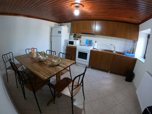 Authentic Mountain Village Home near Meteora- Fireplace, Views & Family Comfort