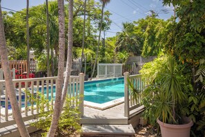 Pool - Shared Pool + Backyard Lounge | Charming Cottage | Steps to Waterfront Dining (Key West)