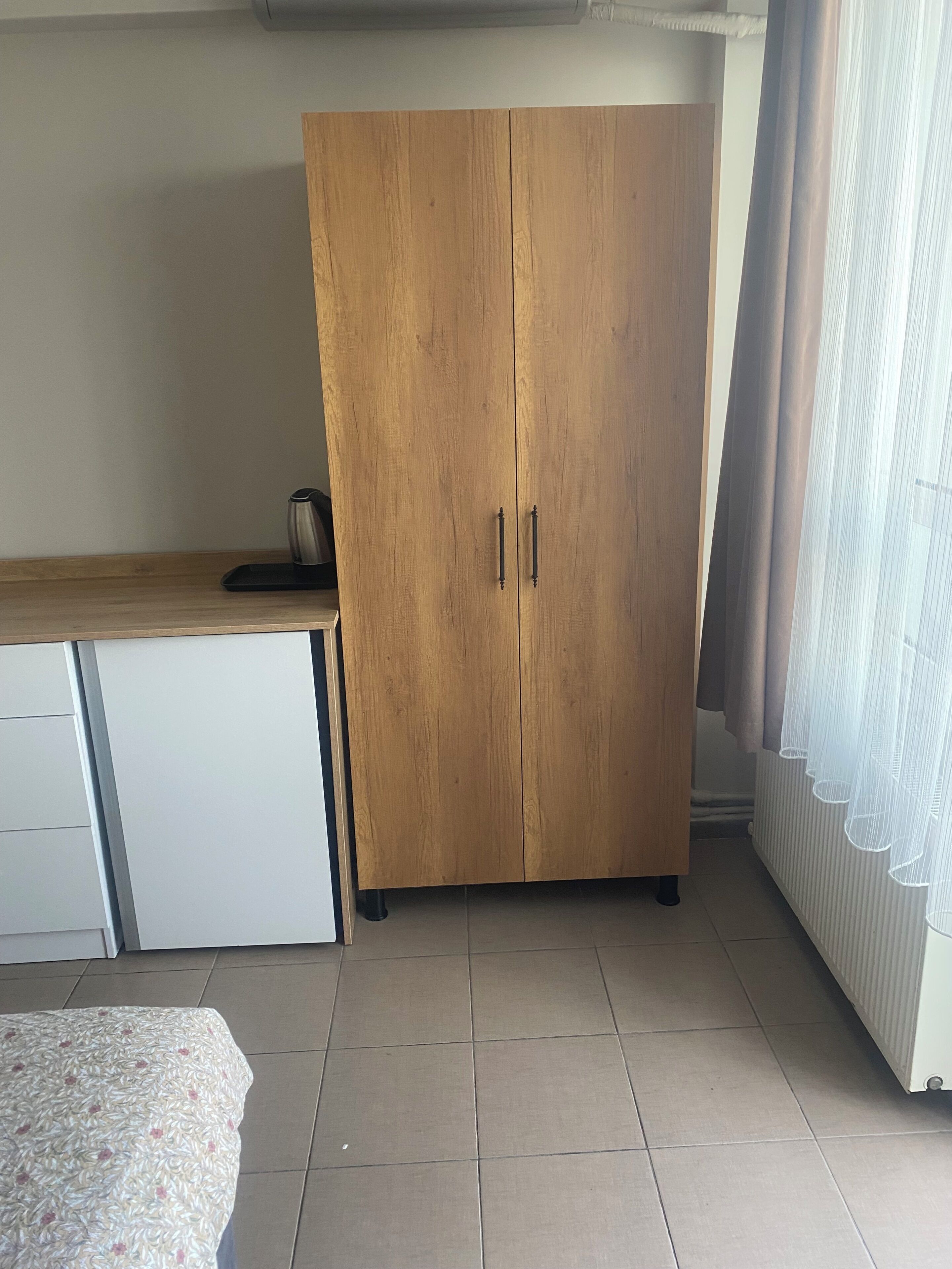 Classic Quadruple Room, Beach View | Desk, laptop workspace, free WiFi