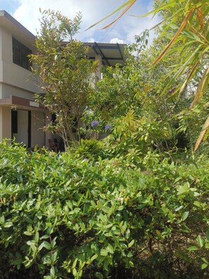 A modern building with a flat roof and a covered outdoor area. - Kodai Blossom Cottages (Kodaikanal)