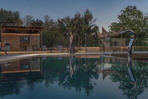 Pool - Sunny Villa-Earthen Stone Gem by etouri (Rethymno)
