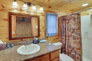 Bathroom - Hike & Unwind - Quiet Wooded Getaway in Pikeville (Pikeville)