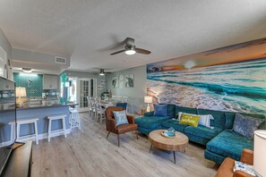 TV, video games - Walk to Waves! PCB Resort Getaway w/ Game Room (Panama City Beach)
