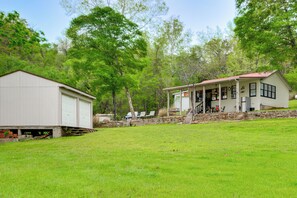 Exterior - Lakefront Roach Home w/ Private Dock & Patio! (Roach)