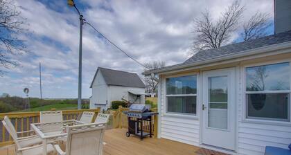 Fire Pit & Amazing Views! 15-Acre Colfax Farmhouse