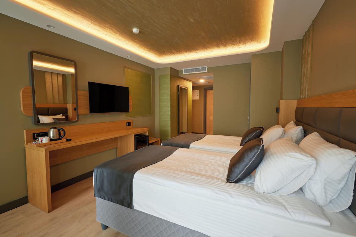 Deluxe-værelse til 4 personer - byudsigt