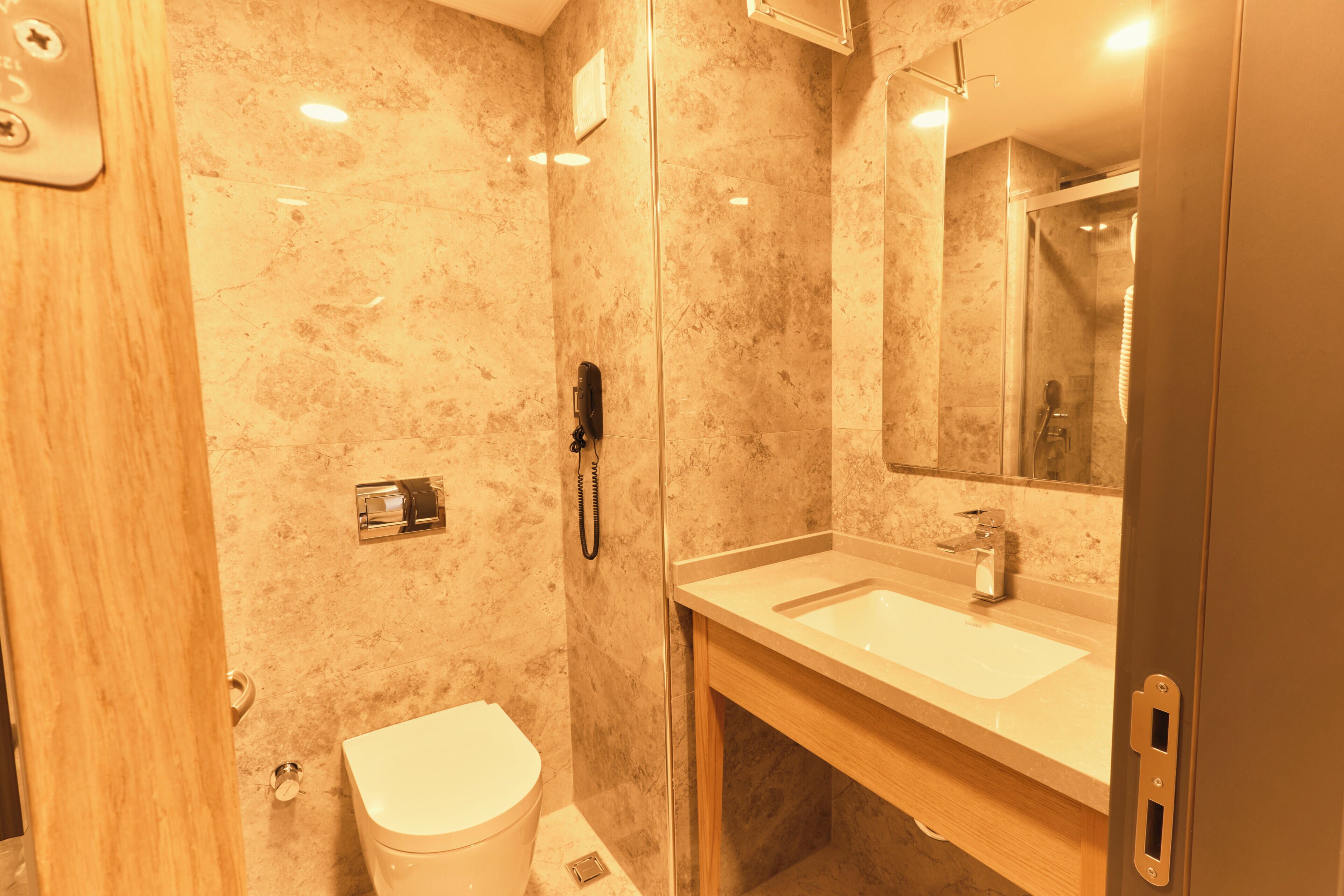 Habitación Deluxe doble, vistas a la ciudad | Baño