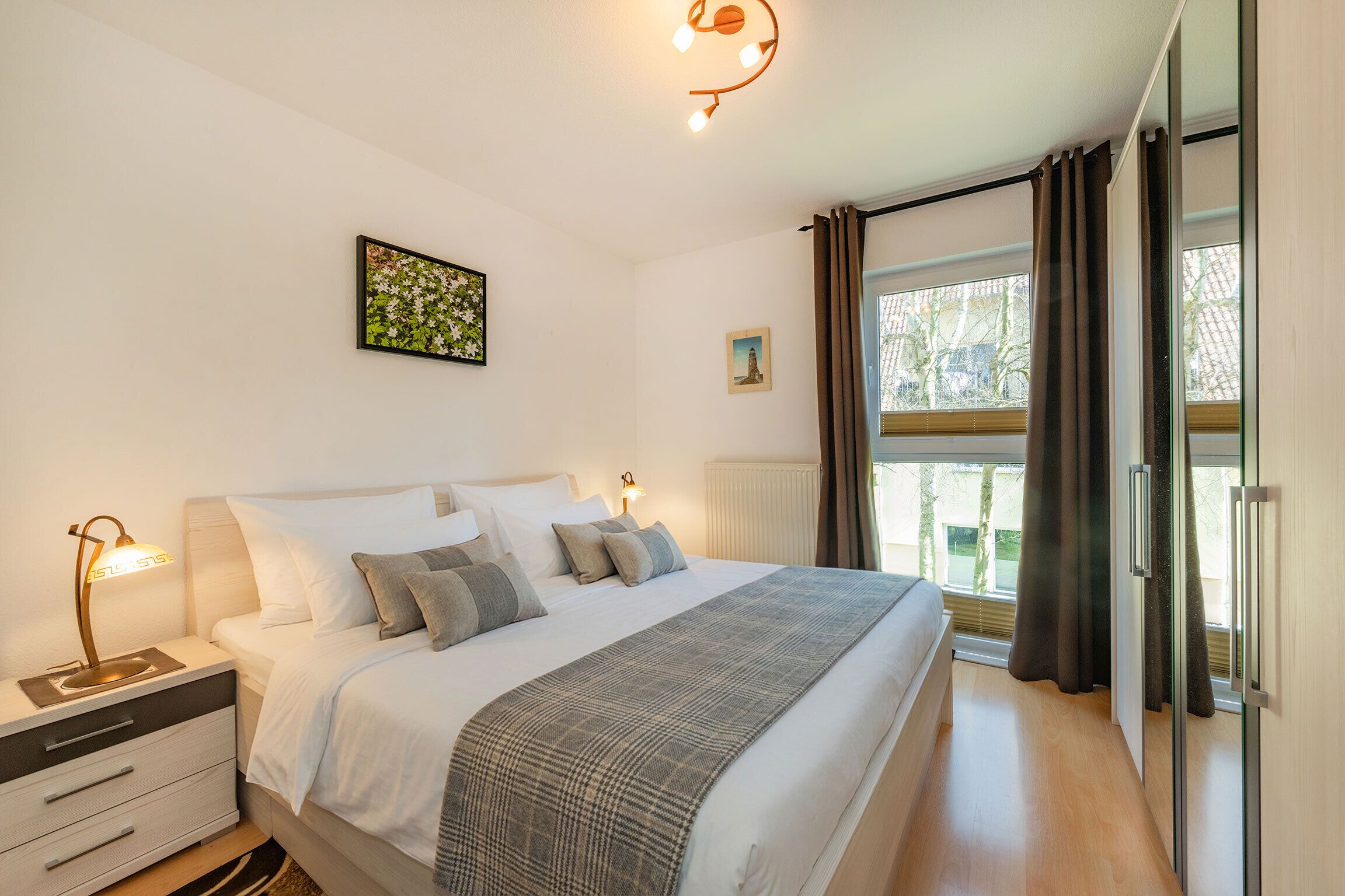 1 quarto, roupa de cama
