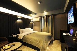 Estudio clásico, vista a la ciudad