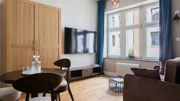 Comfort appartement | Een strijkplank/strijkijzer, gratis wifi, beddengoed