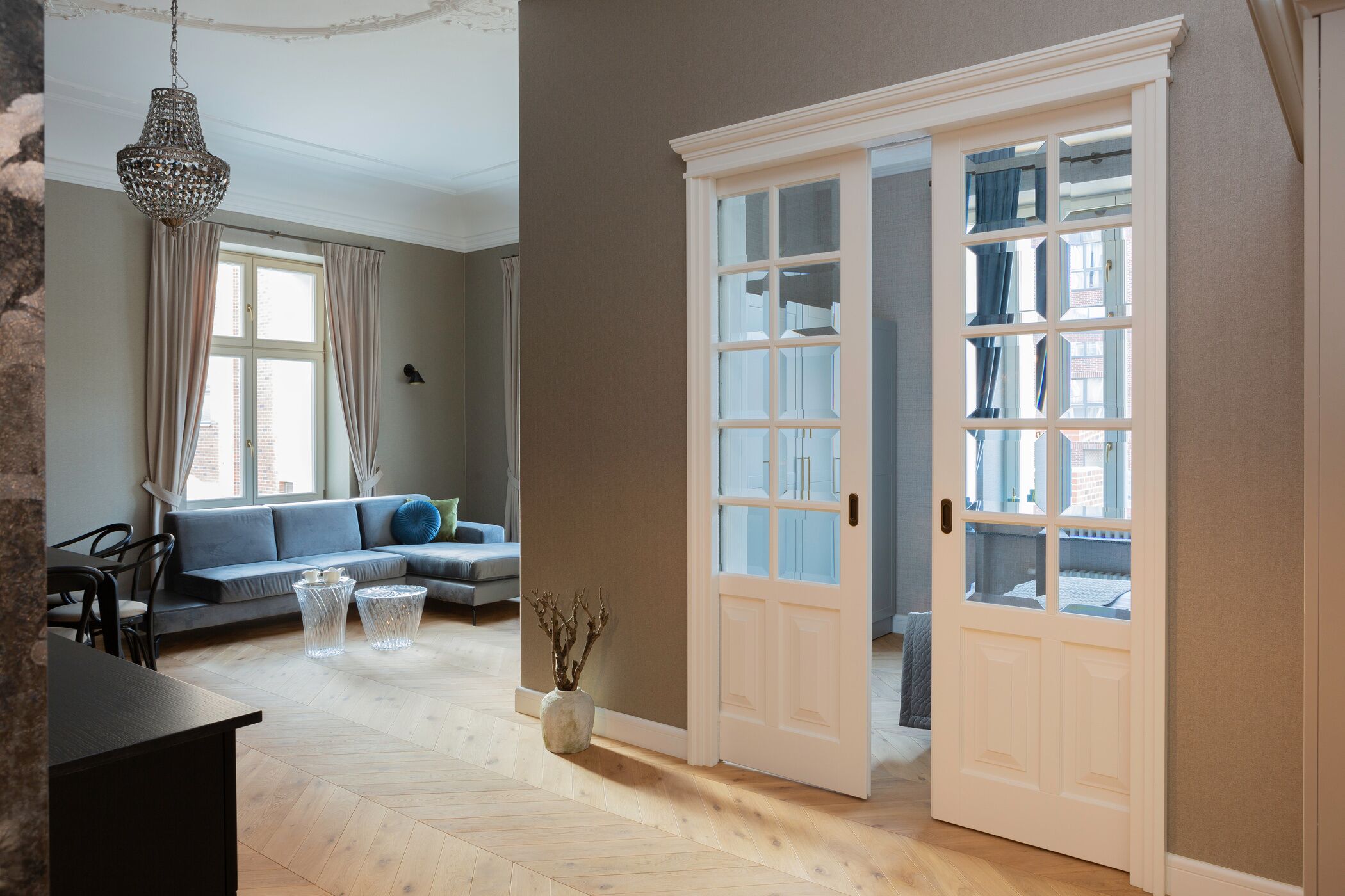 Apartemen Superior | Setrika/meja setrika, Wi-Fi gratis, dan seprai linen