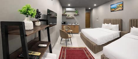 1 habitación, wifi y ropa de cama